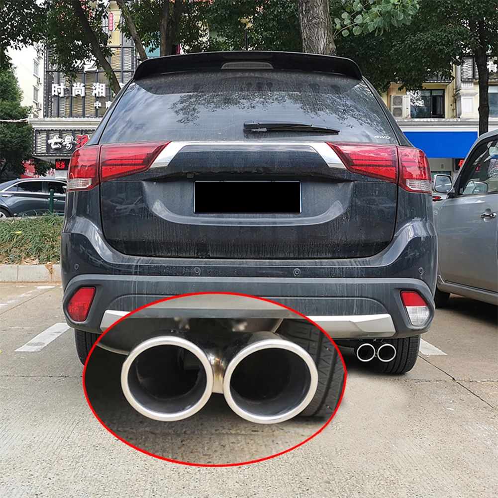 

1Pc Muffler Tail Pipe Tip Tailpipe For Mitsubishi Outlander 2005-2009 2013-2021