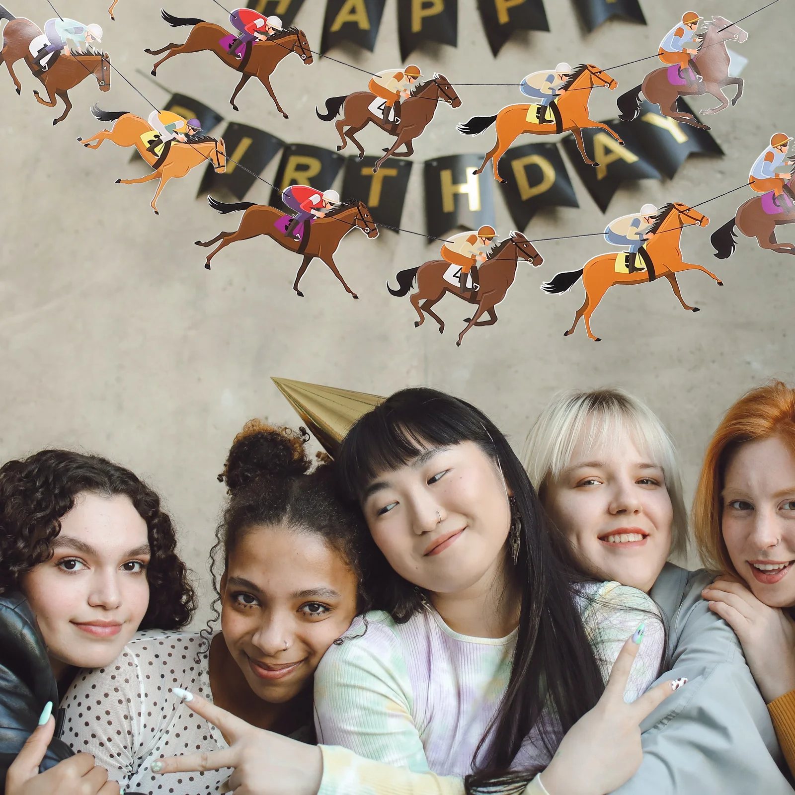 2 шт. флаг на день гонок украшения для скачек баннер домашних животных рождения