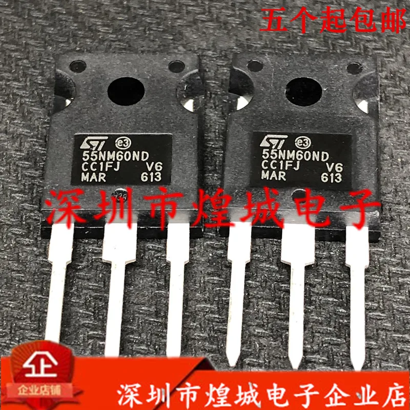 

Free Shipping55NM60ND STW55NM60ND TO-247 600V 51A 10pcs
