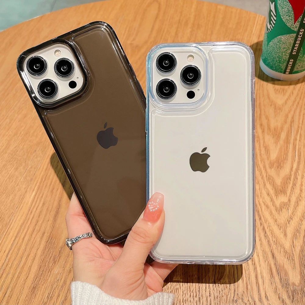 

Soft Clear Phone Case For IPhone 15 Cases Iphone 14 11 15 13 12 Pro Max Iphone 15 14 Plus XR X Xs Max Bumper Shockproof Cover