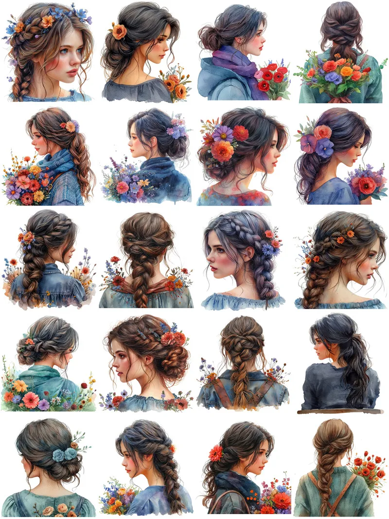 Наклейки с боковым облеганием для девочек стикеры рукоделия и скрапбукинга