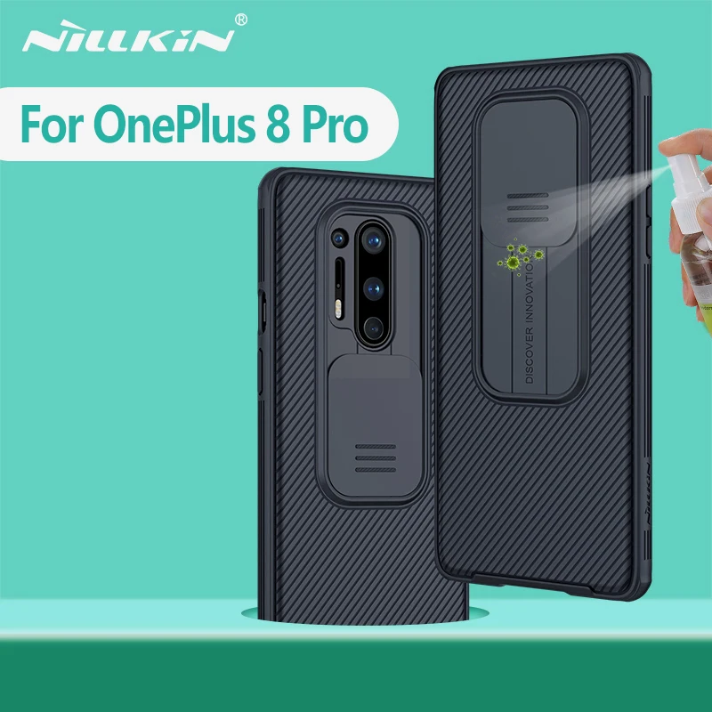 

NILLKIN For Oneplus 8 pro Case 6.78'' One Plus 8 Pro CamShield Case Slide Camera Protect Privacy Back Cover OnePlus 8 Case 6.55'
