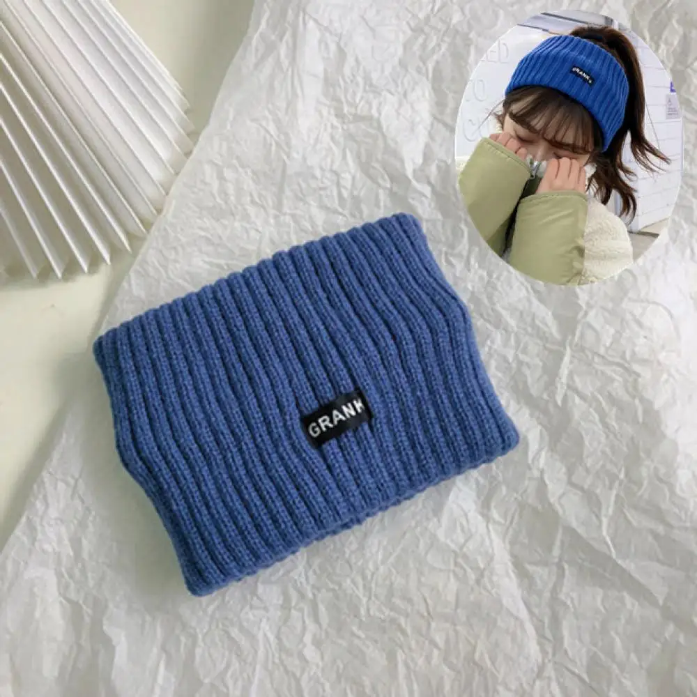 

Женская трикотажная эластичная повязка на голову с широкими краями