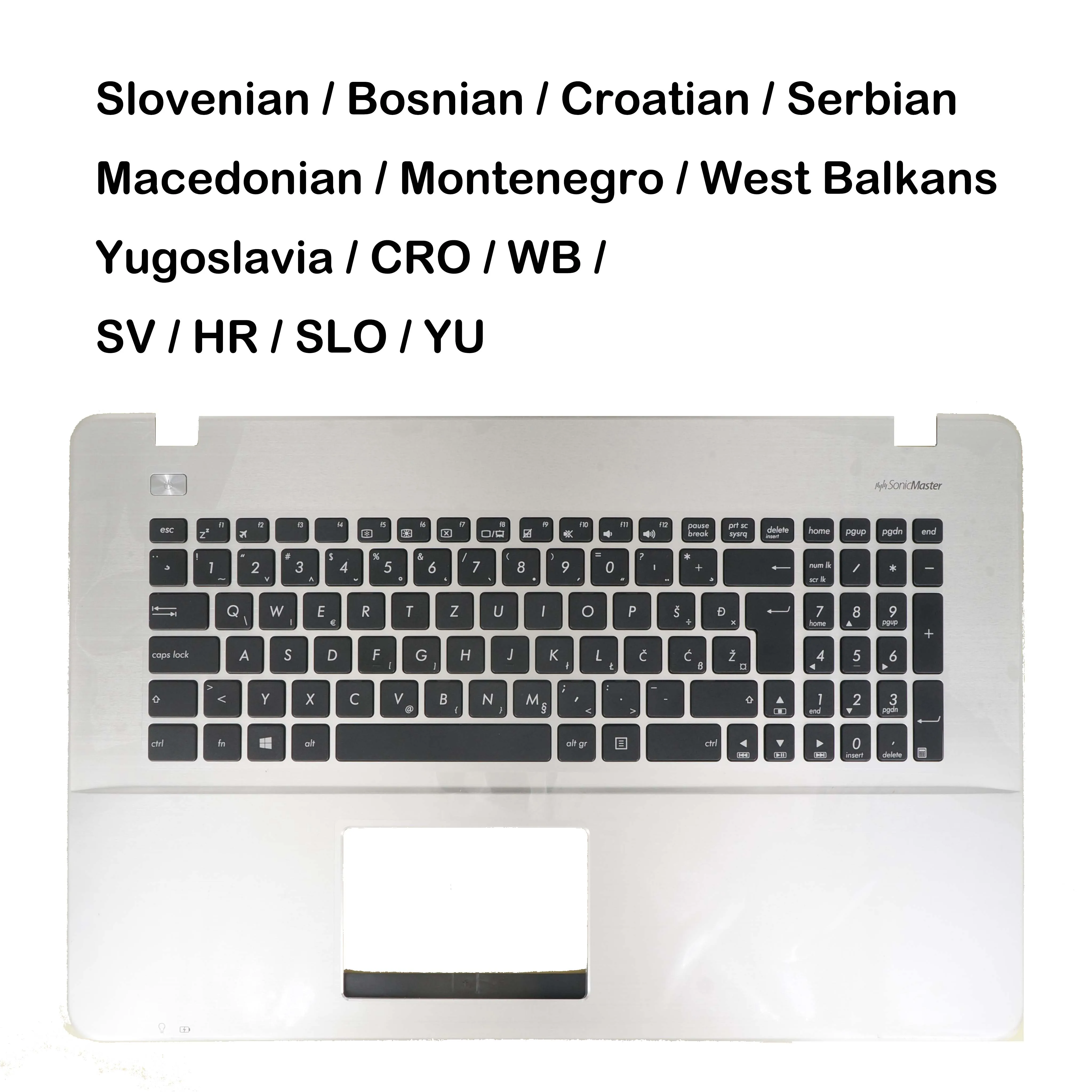 КОРПУС для упора рук клавиатура ASUS X751 X751L X751LA X751LB X751LD X751LJ X751LX X751M X751MA X751MD X751BP X751NA