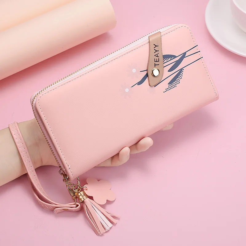 

Women's Wristband Clutches Cell Phone Bag Long Purse for Women Buckle Zipper Hasp Large Capacity Wallets for Women