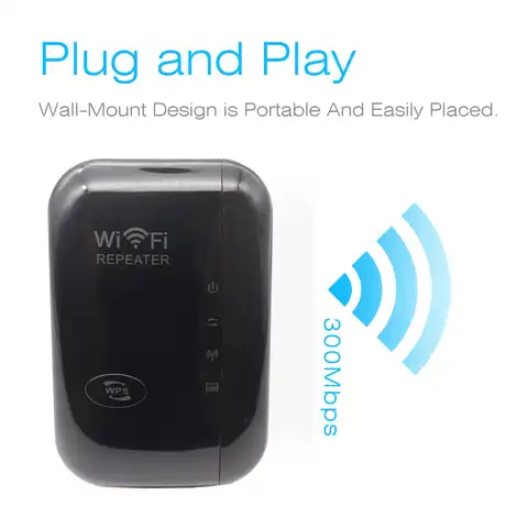 Маршрутизатор WPS Мбит/с, беспроводной Wi-Fi репитер, усилитель Wi-Fi сигнала 802.11N, сетевой усилитель дальнего действия