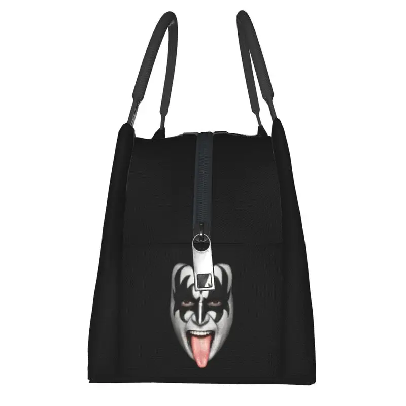 Изолированная сумка-тоут для ланча Gene simмонс Поцелуй демона женщин многоразовый