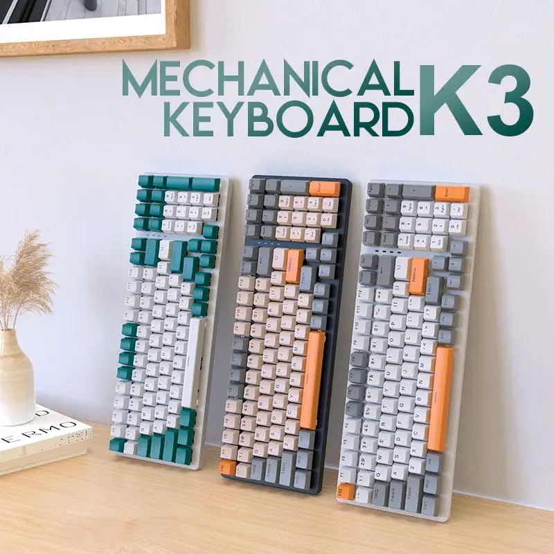 

Клавиатура K3 Механическая игровая с RGB-подсветкой, 100 клавиш