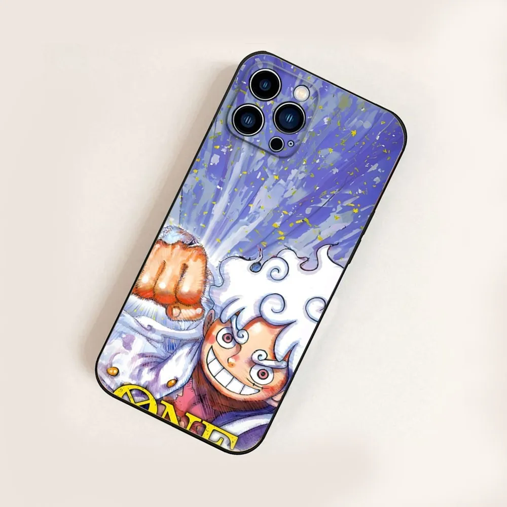 Чехол для телефона L-Luffy Gear 5 O-One-P-Piece iPhone 16 15 14 13 12 Mini 11 Pro XR X XS MAX 7 8 Plus силиконовый