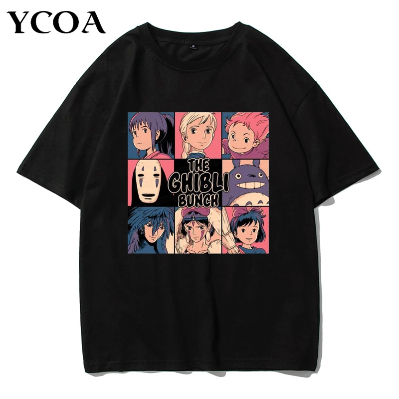 

Men's T-Shirt Oversized Anime Cotton Summer Kawaii Korean Fashion Harajuku Streetwear Print Short Sleeve Aesthetic Y2k Clothes