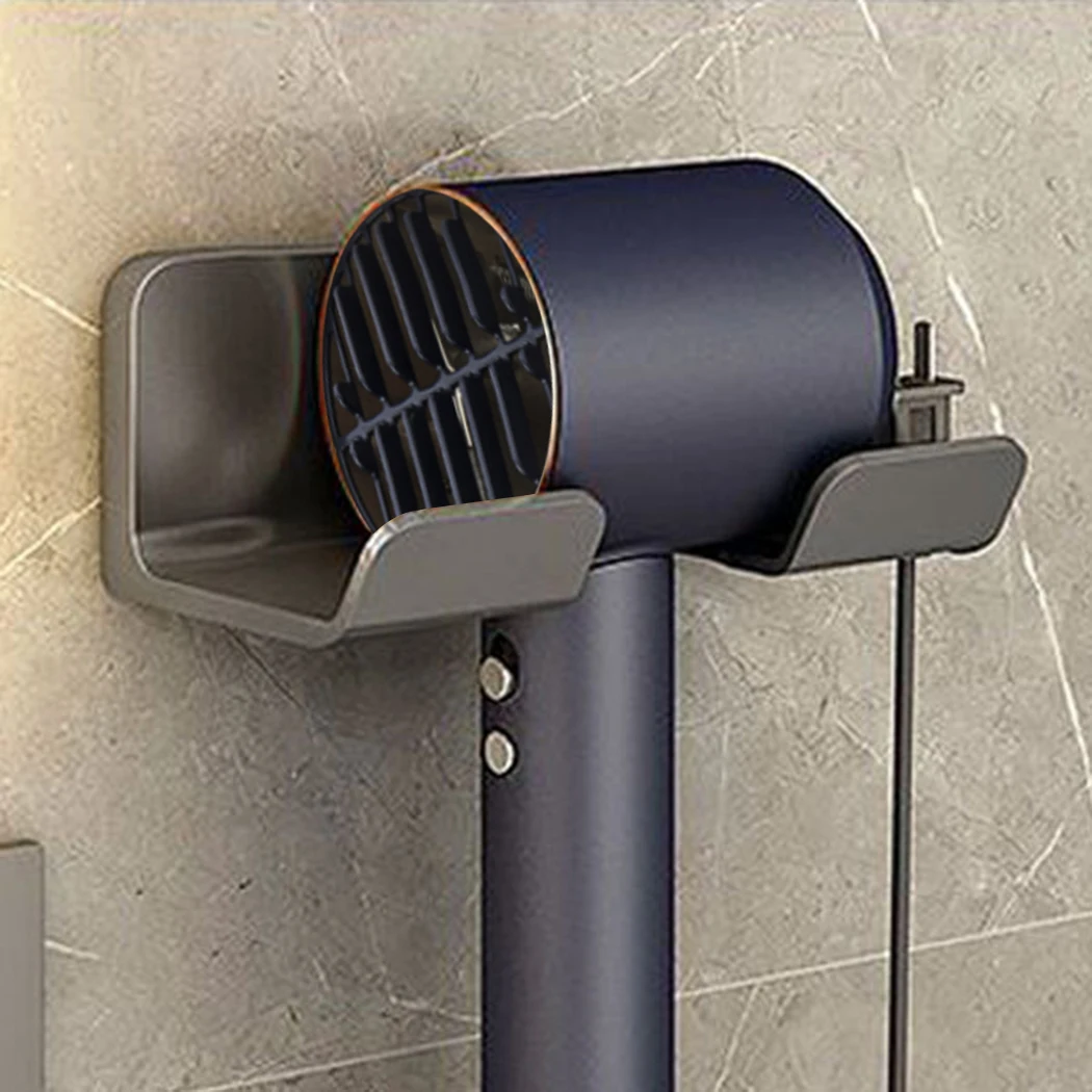 

Wall Mounted Straightener Stand with Storage Box Shelf Hair Dryer Holder Organizer Hair Brush Bracket Bathroom HardwareAccessory