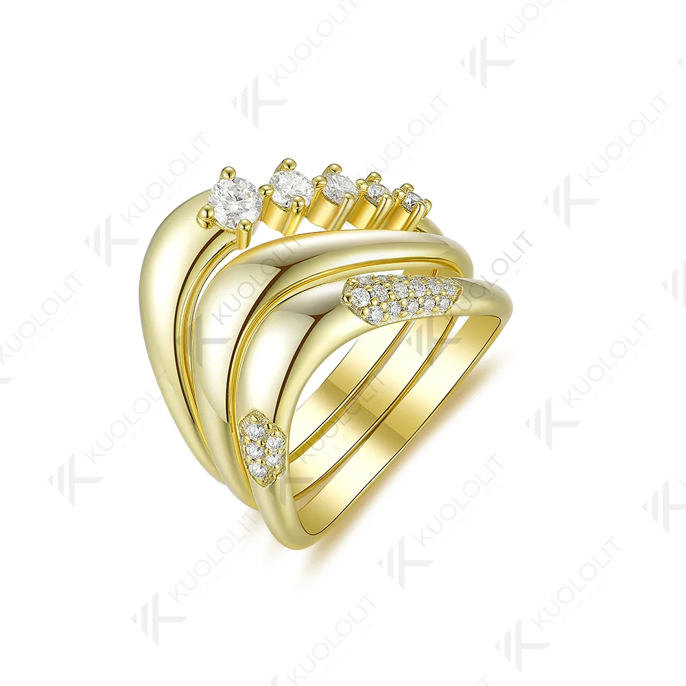 Кольца Kuololit 0 35 карата с муассанитом для мужчин и женщин однотонное кольцо из