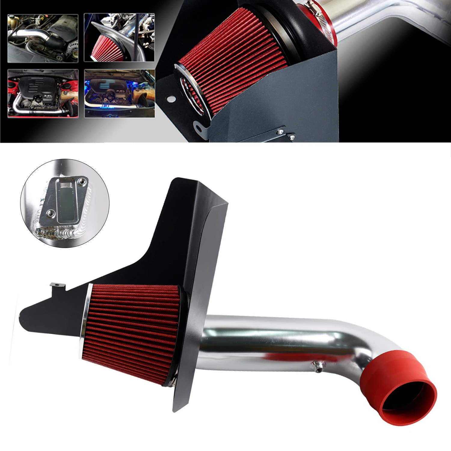 Комплект впуска холодного воздуха с теплозащитным экраном + фильтр для Camaro 6.2L V8