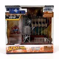 marvel spider man daily bugle city scene doll gifts toy model anime figures collect ornaments