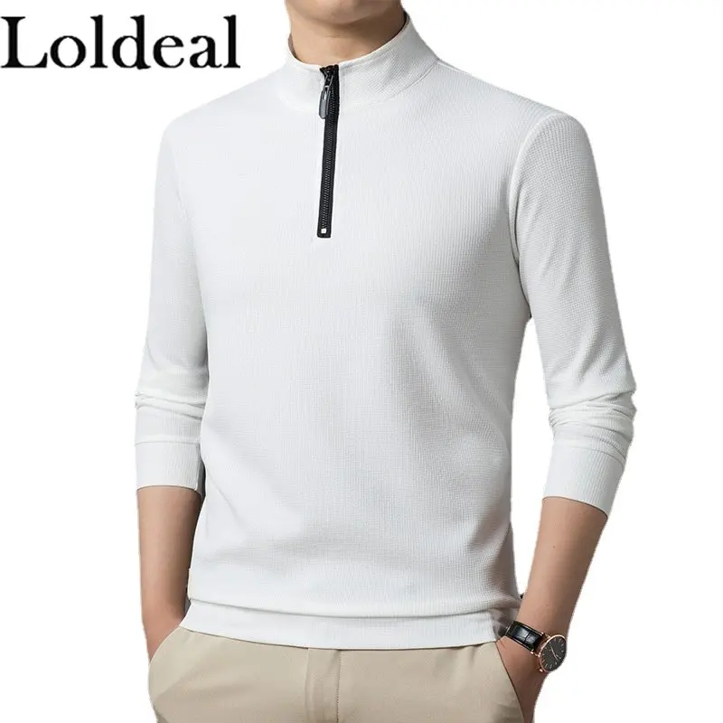 

Men Sports Shirts 1/4 Zip Long Sleeve Running Workout Pullover Tops Sweatshirt