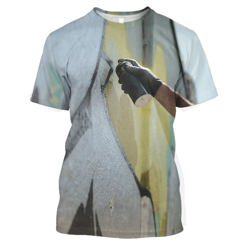 

Jumeast Men 3D Graphic T Shirt Oversized Printed T Shirts For Men Clothing Merchandise Streetwear Doodle Hip hopPersonality Tops