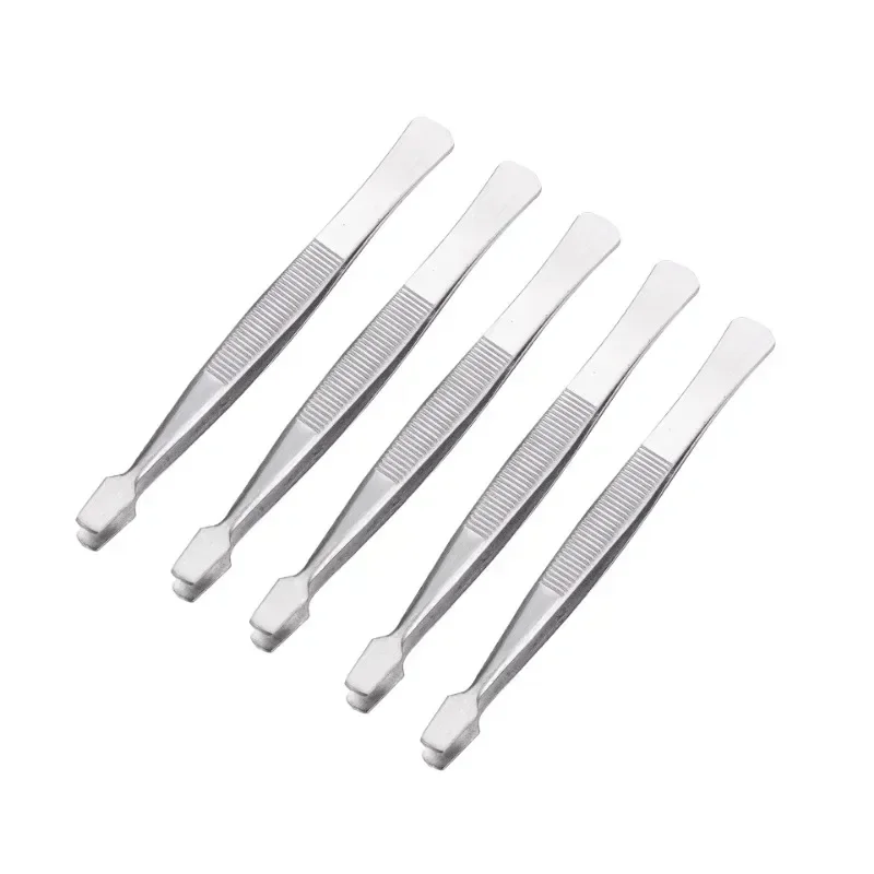 

5 шт. прецизионные философские пинцеты лабораторные пинцеты для штампов из нержавеющей стали для обработки фотографий документов
