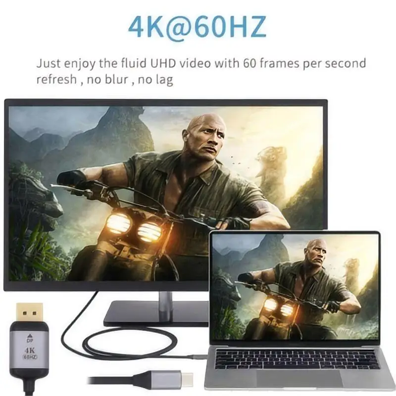 Кабель USB-C — DisplayPort 1 8 м/5 9 футов USB 3.1 Type C источник 4K при 60 Гц HDTV-дисплей папа-папа