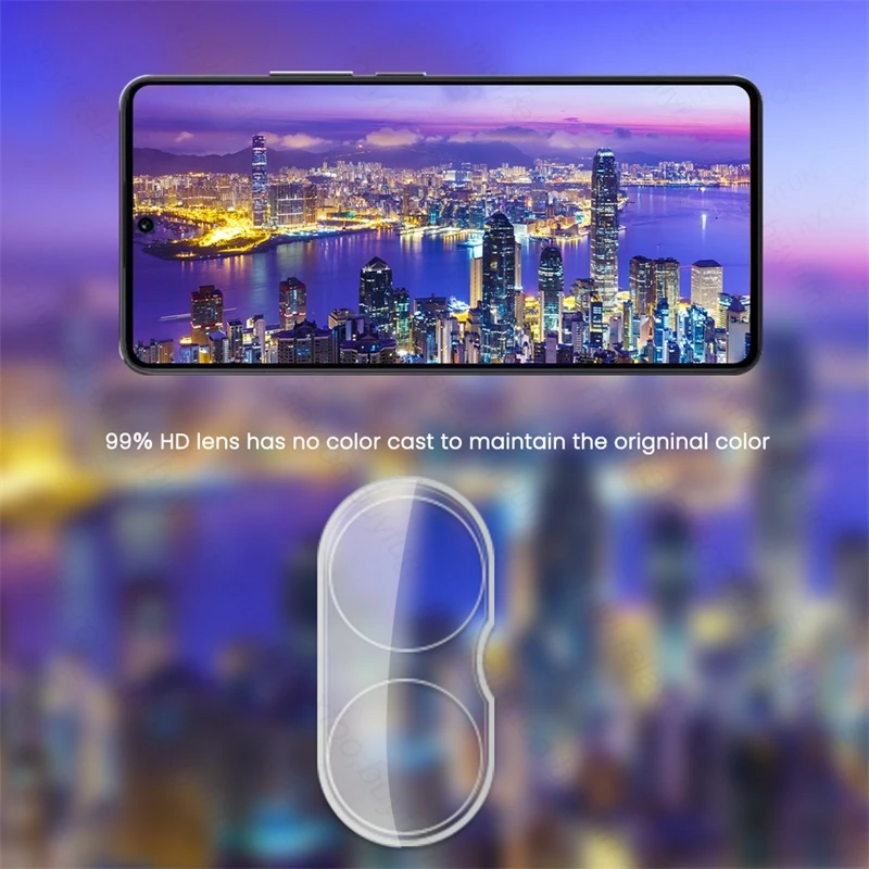 RealmeGT6 5G 2 шт. защита задней камеры для Realme GT 6 T/6 задняя линза 3D чехол из закаленного