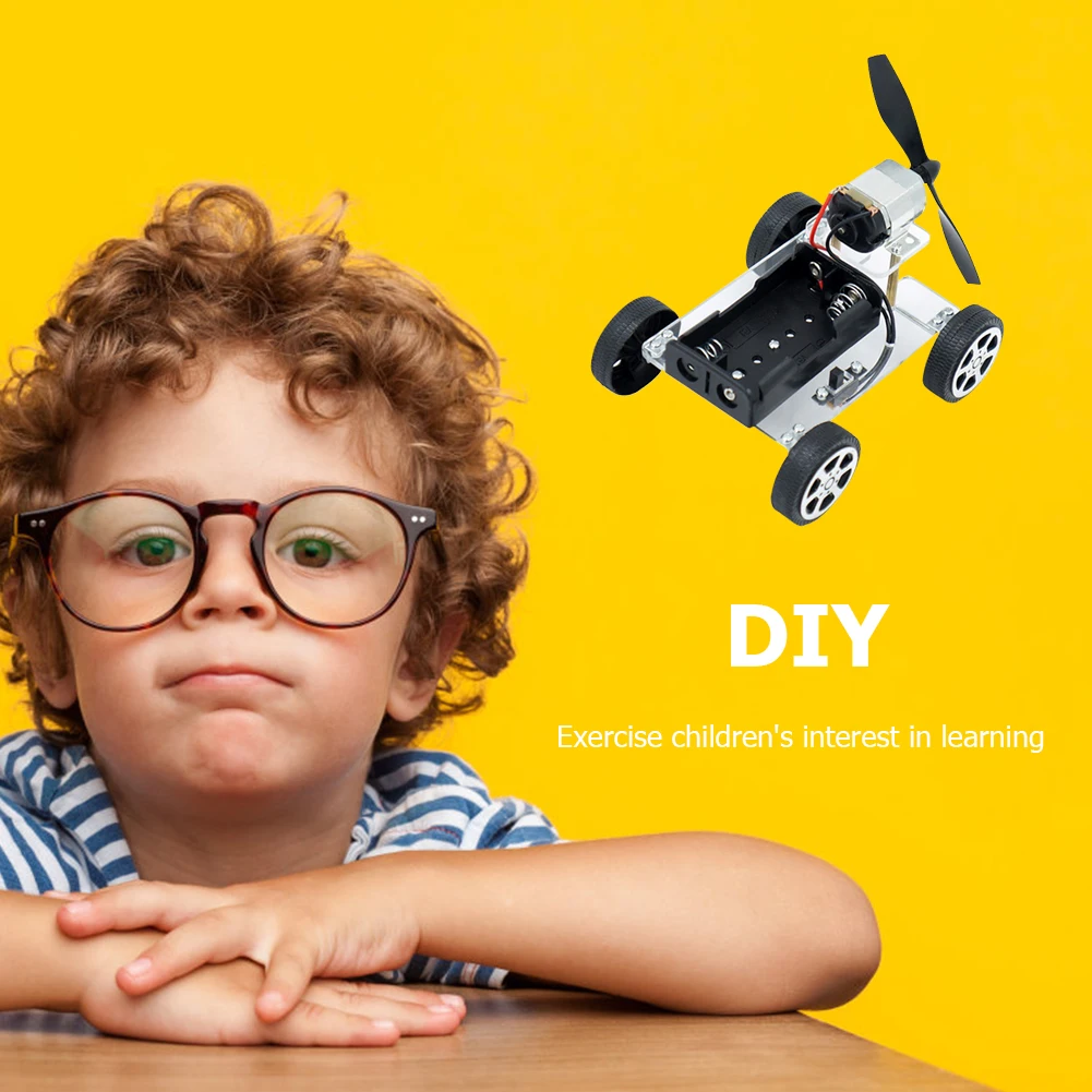 

Science Invention Experiment Material Kids Toys DIY Assemble Car Science Experiment Model Kit School Projects Teaching Aids