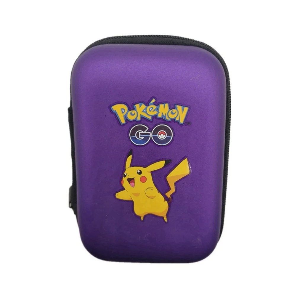 

Pokemon Cards Holder Pikachu Game Cards 60 Capacity Cards Holder Album Hard Case Card Holder Book Holder Earphone Storage Box