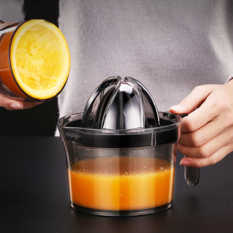 

Manual Fruit Juicer Hand Squeezer Citrus Lemon Orange Juicer With Built-in Measuring Cup And Grater Manual Food Processors