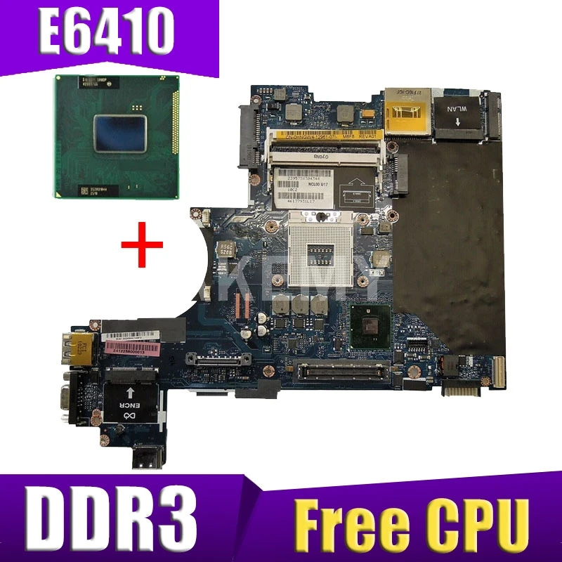 

Материнская плата Akemy для ноутбука DELL Latitude E6410 CN-08885V 08885V LA-5471P, материнская плата QM57 DDR3, бесплатный ЦП