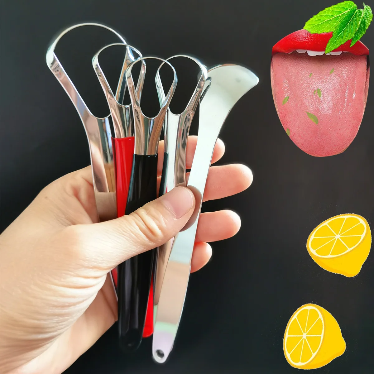 1 шт. скребок для языка из нержавеющей стали очиститель многоразовый инструмент