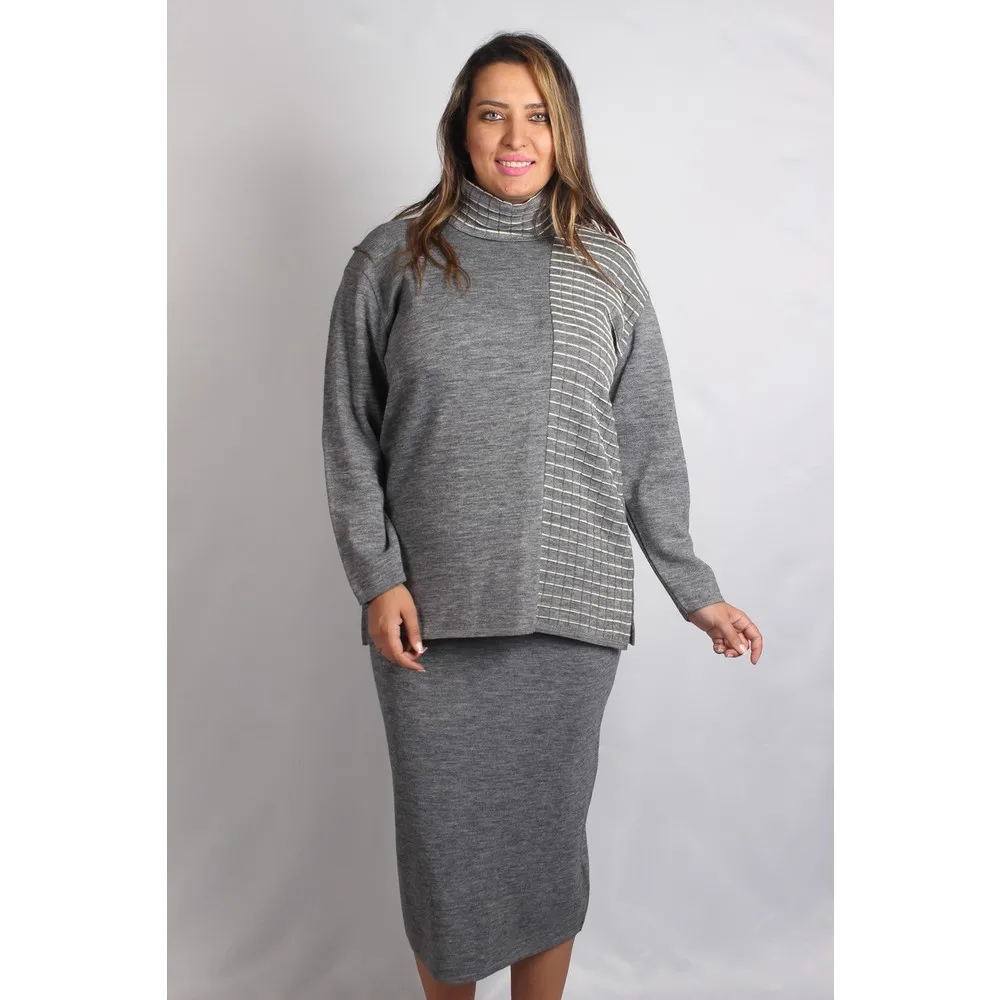 

Dorlie Hnts бежевый водолазка 2 Li Трикотажный костюм 6004