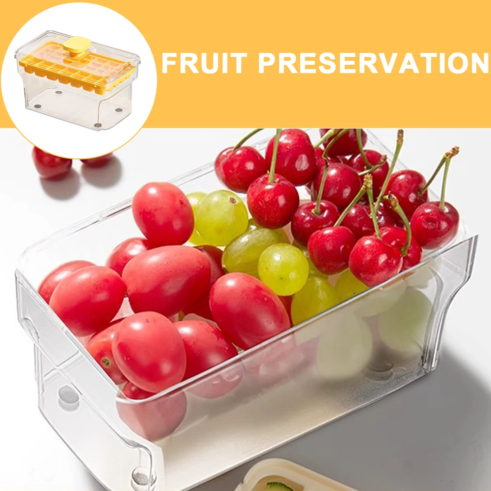 Пресс-форма для кубиков льда с лопатой бытовой ящик хранения 34/68 отделений