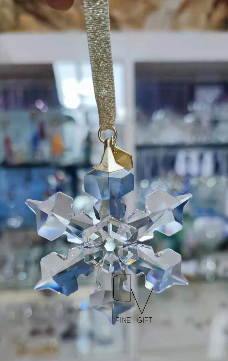 

2022 изысканные хрустальные звезды, снежинки, подвеска для автомобиля, подвески, украшение, Хрустальная Фигурка, Ловец Солнца, снежинка, искус...