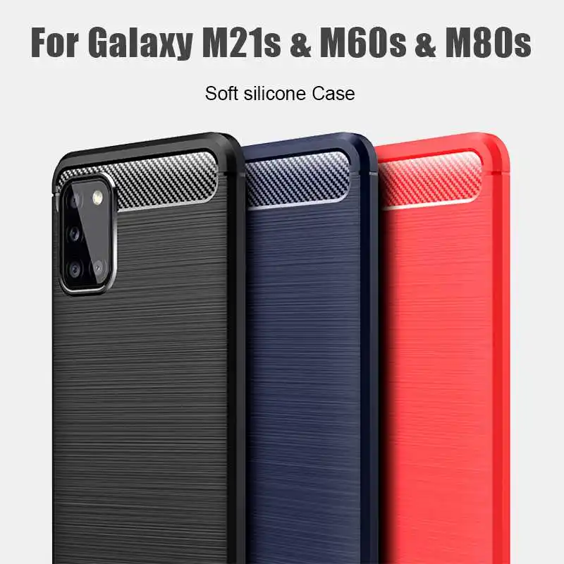 

Nonmeio Shockproof Soft Case For Samsung Galaxy M21s M60s M80s Phone Case Cover