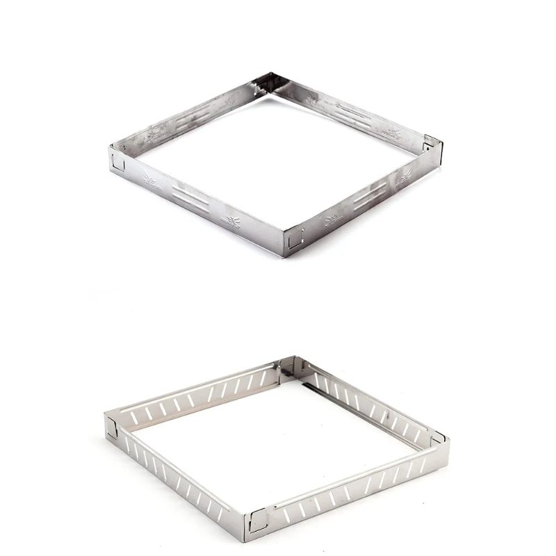 

21x21cm Gas Stove Wind Screen Outdoor Cooking BBQ Stove Windproof Shelter Screen