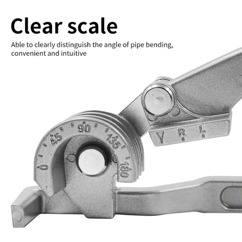 3 в 1 Ручной инструмент для гибки труб Комбинированный трубогибочный станок 90 180 градусов Гибочный станок для труб 6 мм 0,24 дюйма 8 мм 0,31 дюйма 10 мм 0,39 дюйма