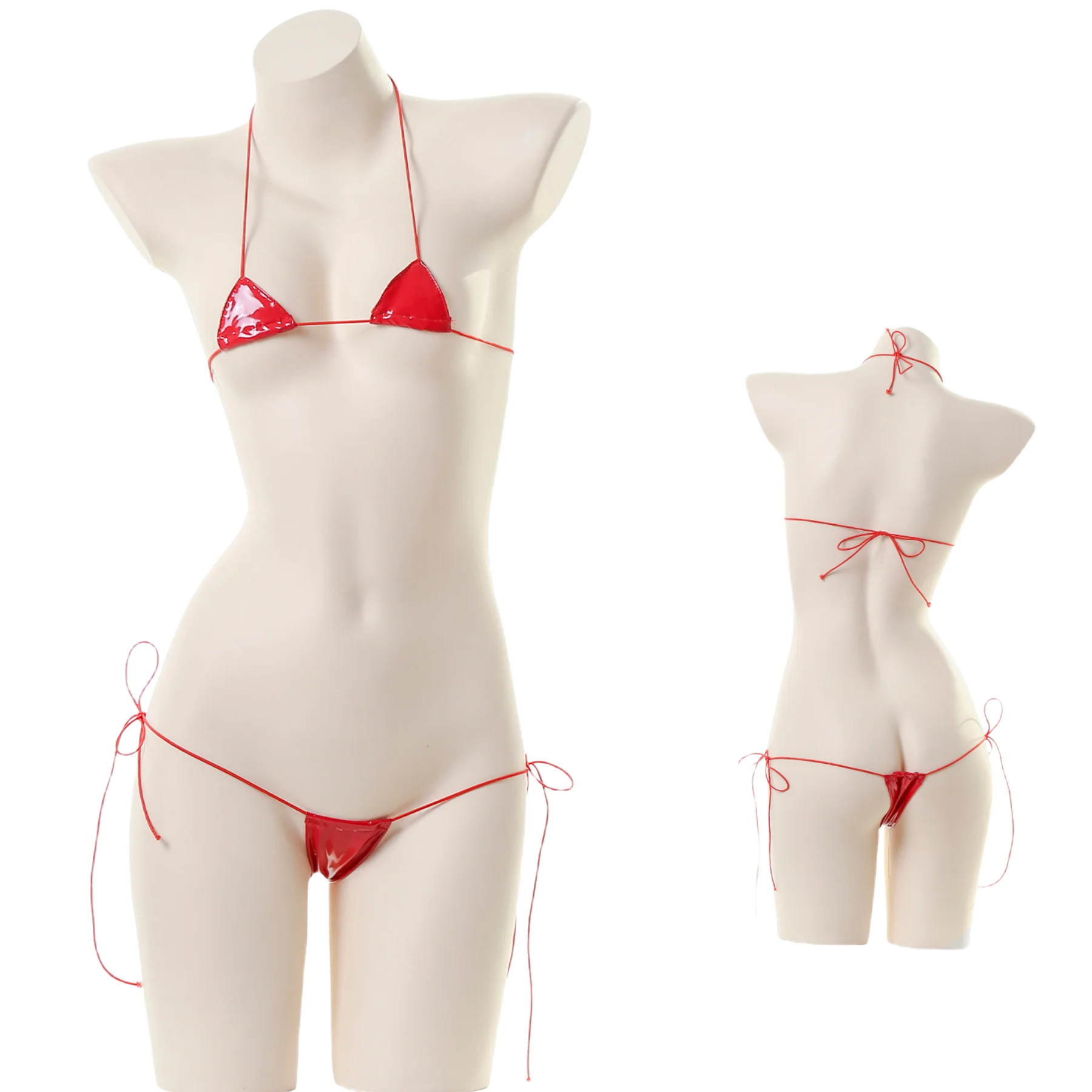 Комплект женского пляжного мини-бикини пикантное нижнее белье для девушек наряд