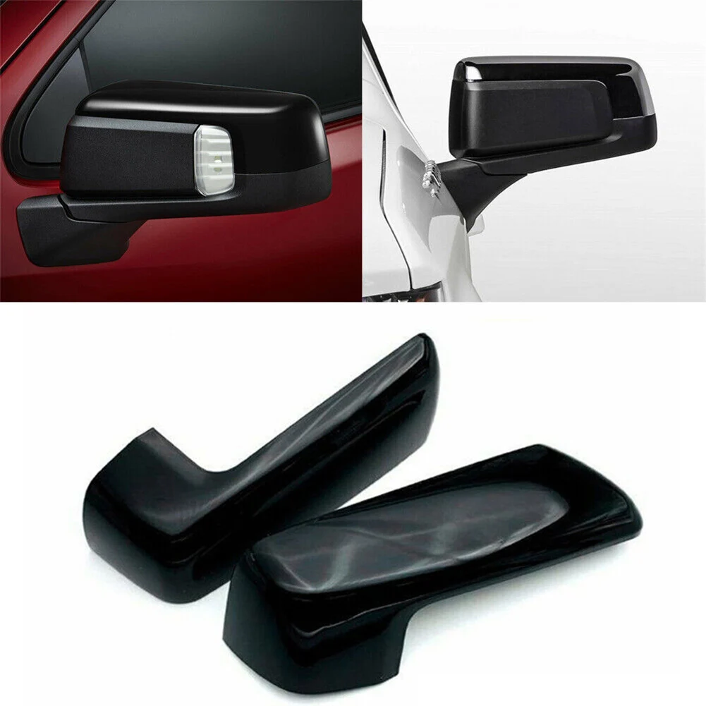 

Protector Cap Side Mirror Covers Gloss Black Mirror Cap Trim Accessories Scratch Resistant Waterproof Gloss Black