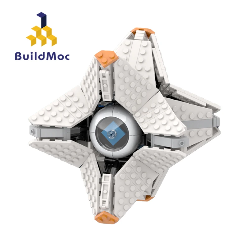 

MOC Destiny Generalist Shell Ghost Building Blocks Kit With Stand Home Decore Display Model DIY Kids Brick Toy Birthdays Gift