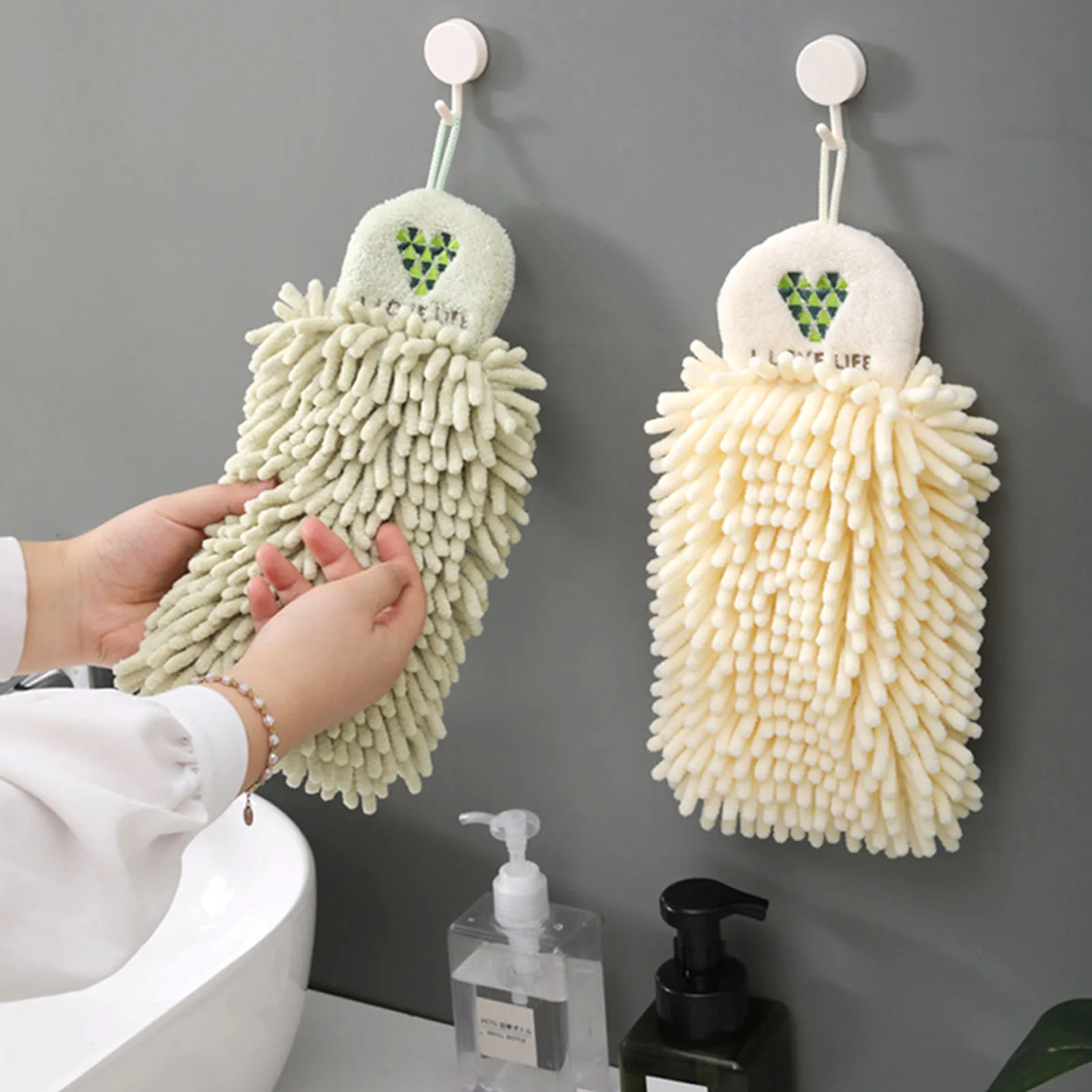 

Бытовое кухонное полотенце из синели, полотенце из микрофибры быстросохнущее