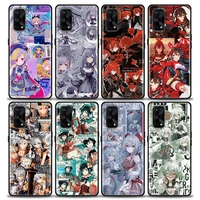 hot game genshin impact anime case for realme c21y c21 c25 c20 c15 c12 c11 gt master neo neo2 5g fundas capa silicone soft cases
