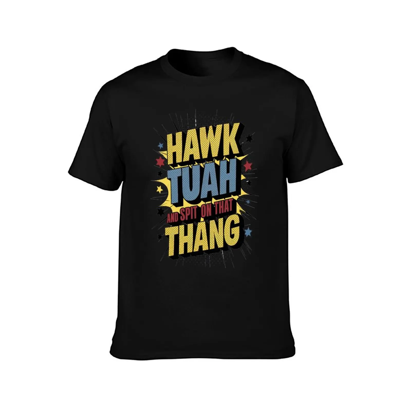 Мужская футболка Hawk Tuah синяя