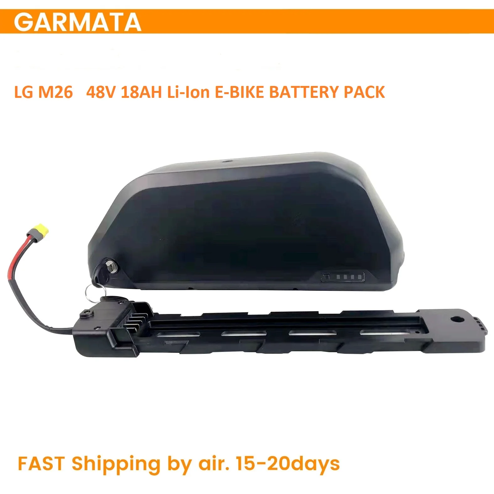 

48v18ah LG M26 GARMATA Ebike Battery Li-Ion A Grade/ 18650 li-ion cell Pack Battery For E-Bike/Electric Scooter
