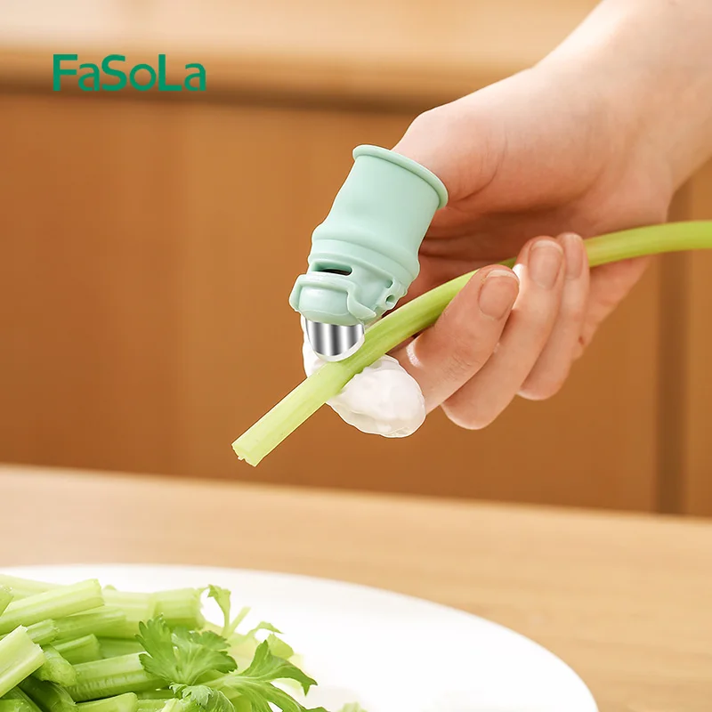 

FaSoLa Vegetable Picking Gardening Silicone Thumb Knife Harvesting Tool Separator Finger Plant Fruit Picking Knife Garden Tool