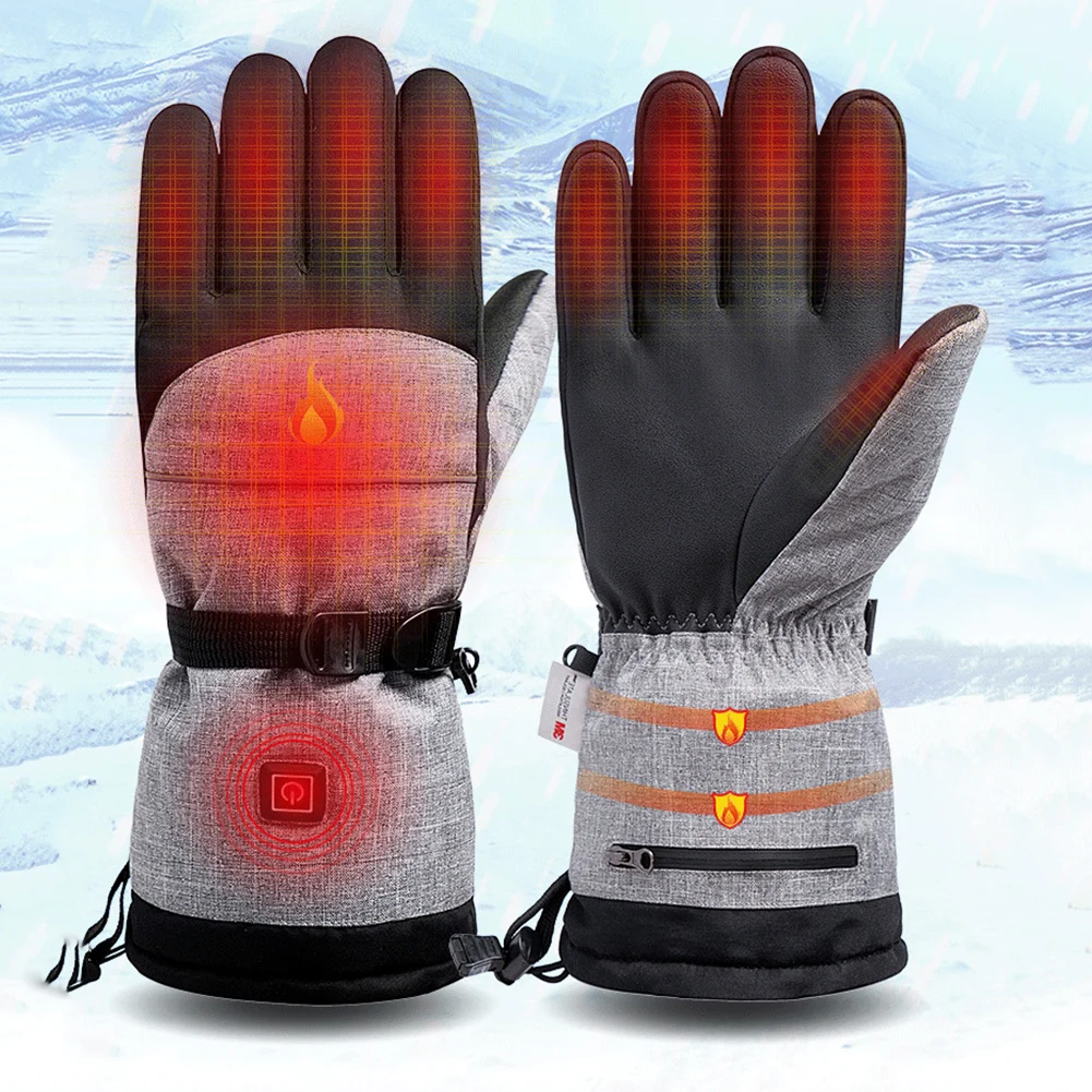 

Electric Hand Protector Portable Winter Glove Removable Heater Full Finger Mittens Temperature Regulation for Cycling Motorcycle