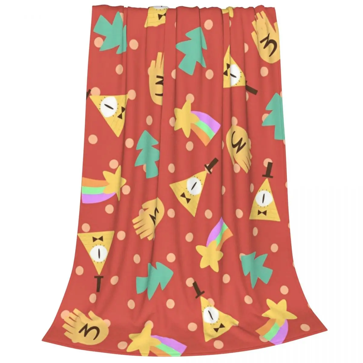 Одеяло Гравити Фолз Билл цитер чехол мультфильм аниме плюшевое покрывало для