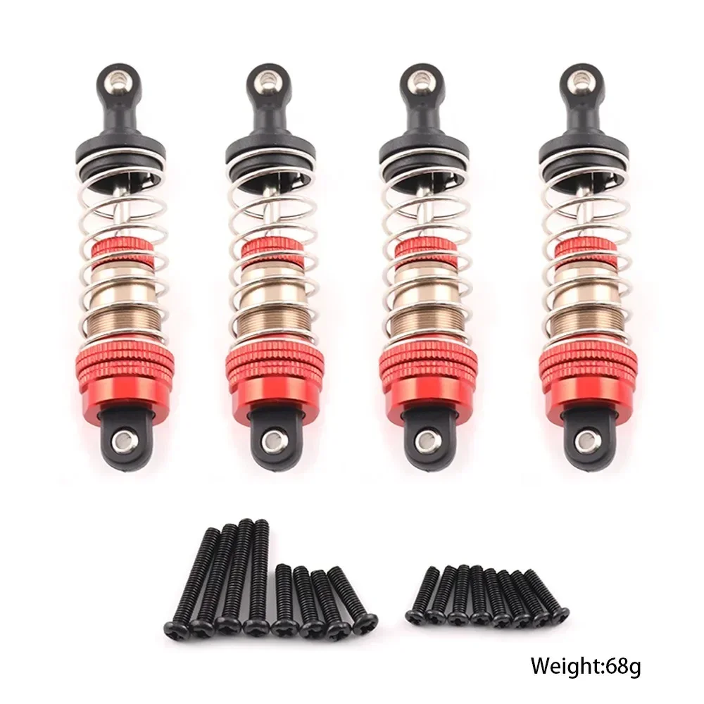 4 шт. металлический передний и задний амортизатор для Wltoys 144001 144010 124007 124016 124017 124019