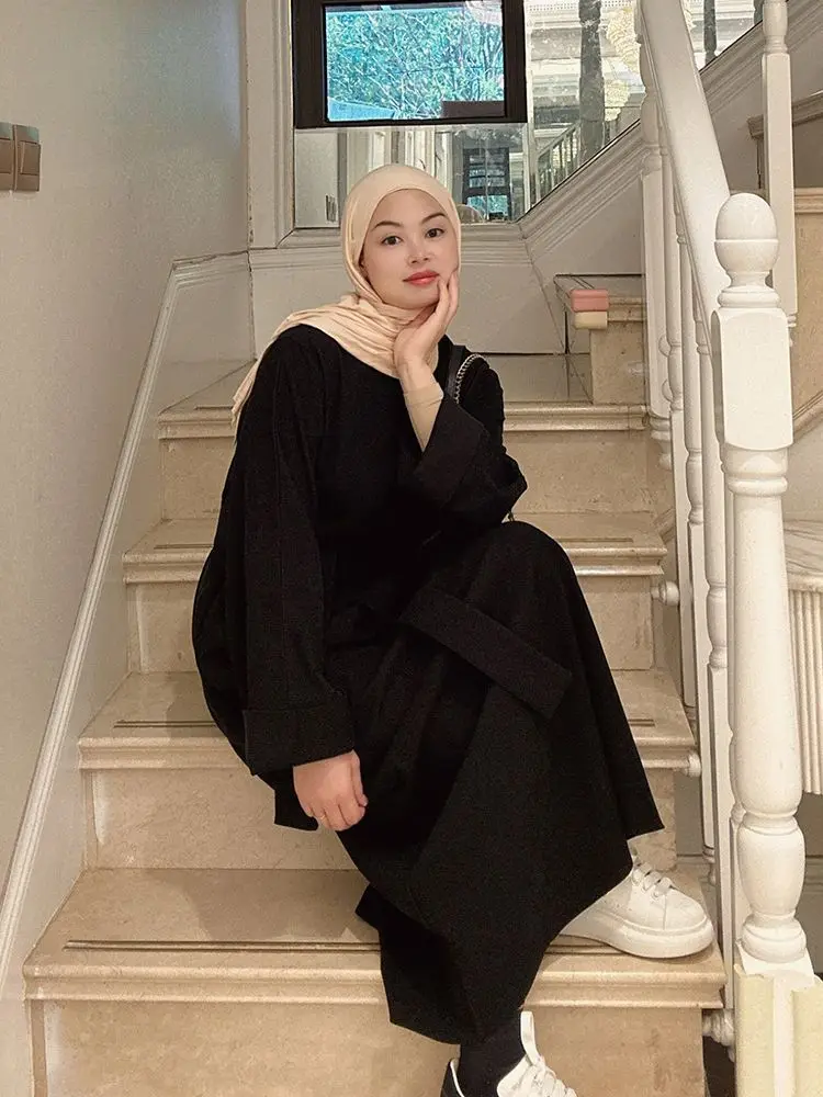 Ramadan Kaftan Abayas Dubai Turkey Islam Arabic Muslim Dress Robe Longue Femme Musulmane Djelaba Abayas Women Clothing Caftan