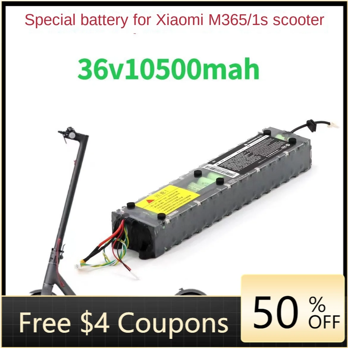 

36V 10.5Ah Wholesale Rechargeable Battery Pack for Xiaomi M365 Electric Scooter with APP Protection Board