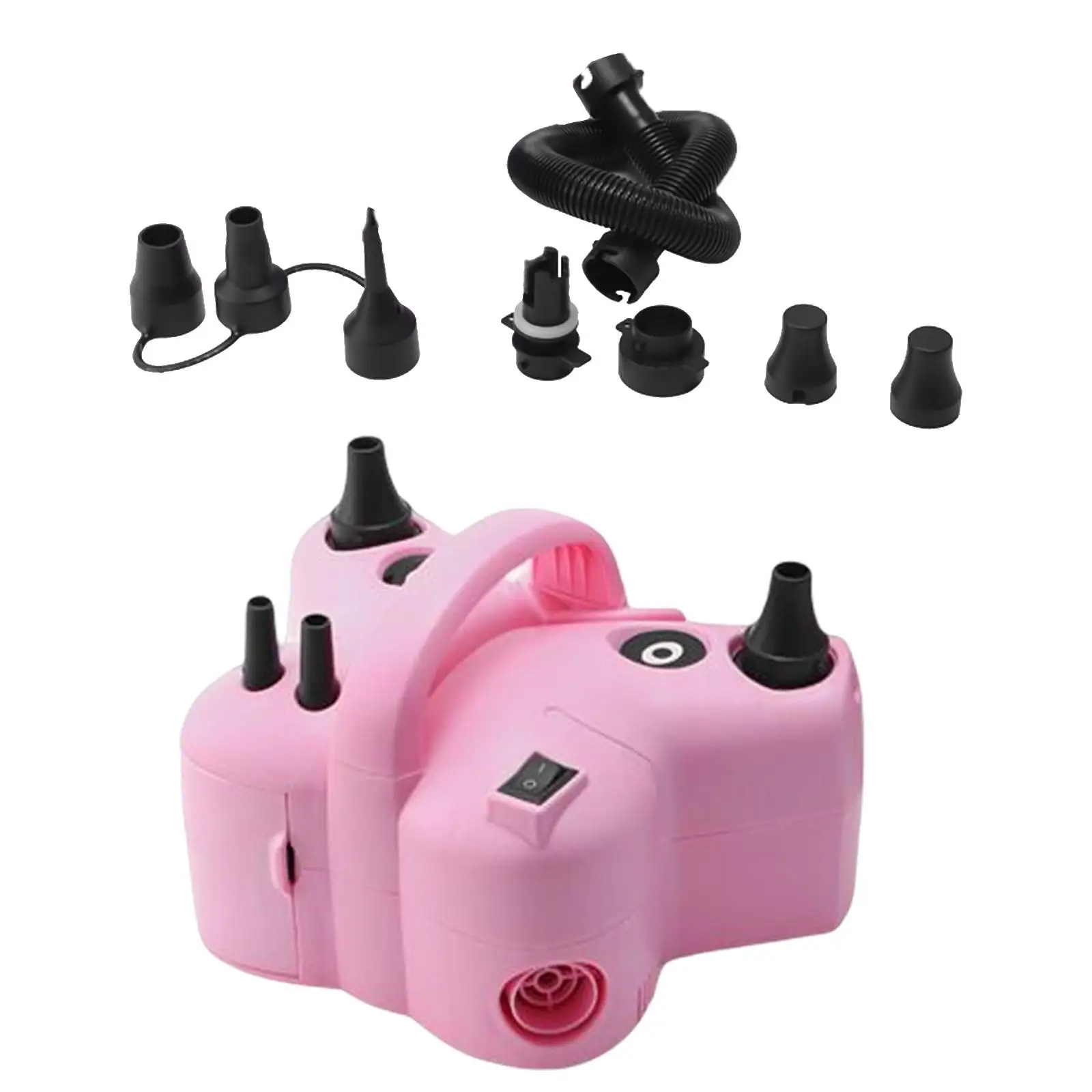 

Multipurpose Electric Air Balloon Pump Inflator Dual Nozzle Fast Aerated Tool Air Pump for Festival Birthday Party Decoration