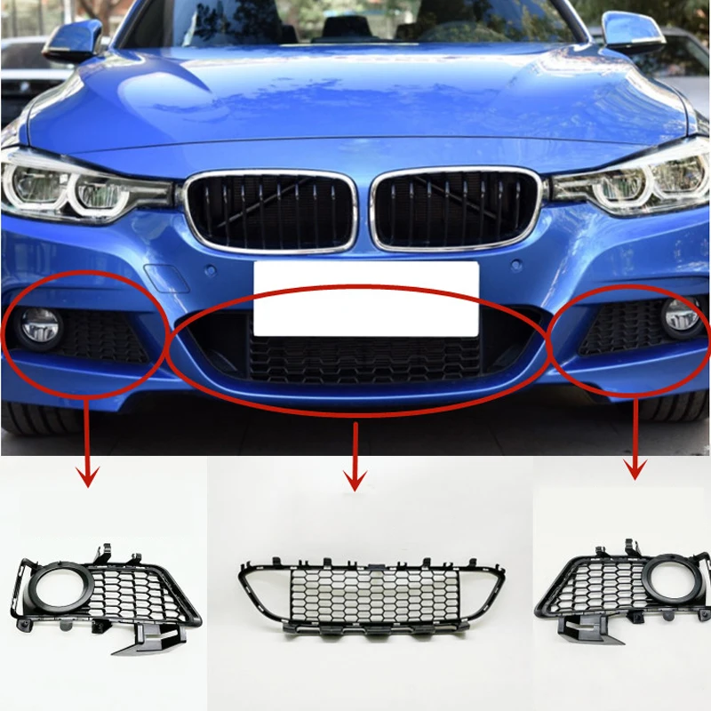 

Передняя Нижняя решетка противотуманная лампа-гриль для BMW F30 320i 330i M Sport 2012-2018