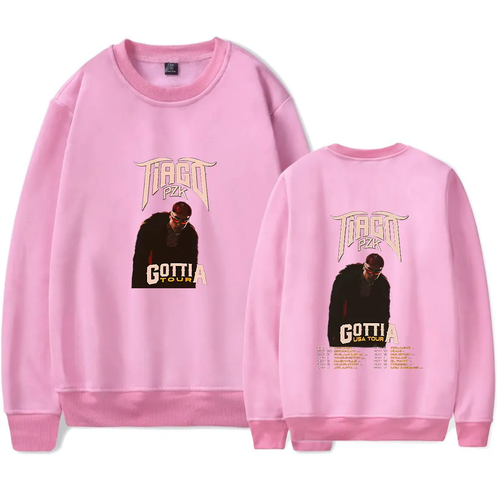 Tiago PZK Толстовка Мужская/Женская Уличная одежда Модный пуловер Хип-хоп Пуловер с